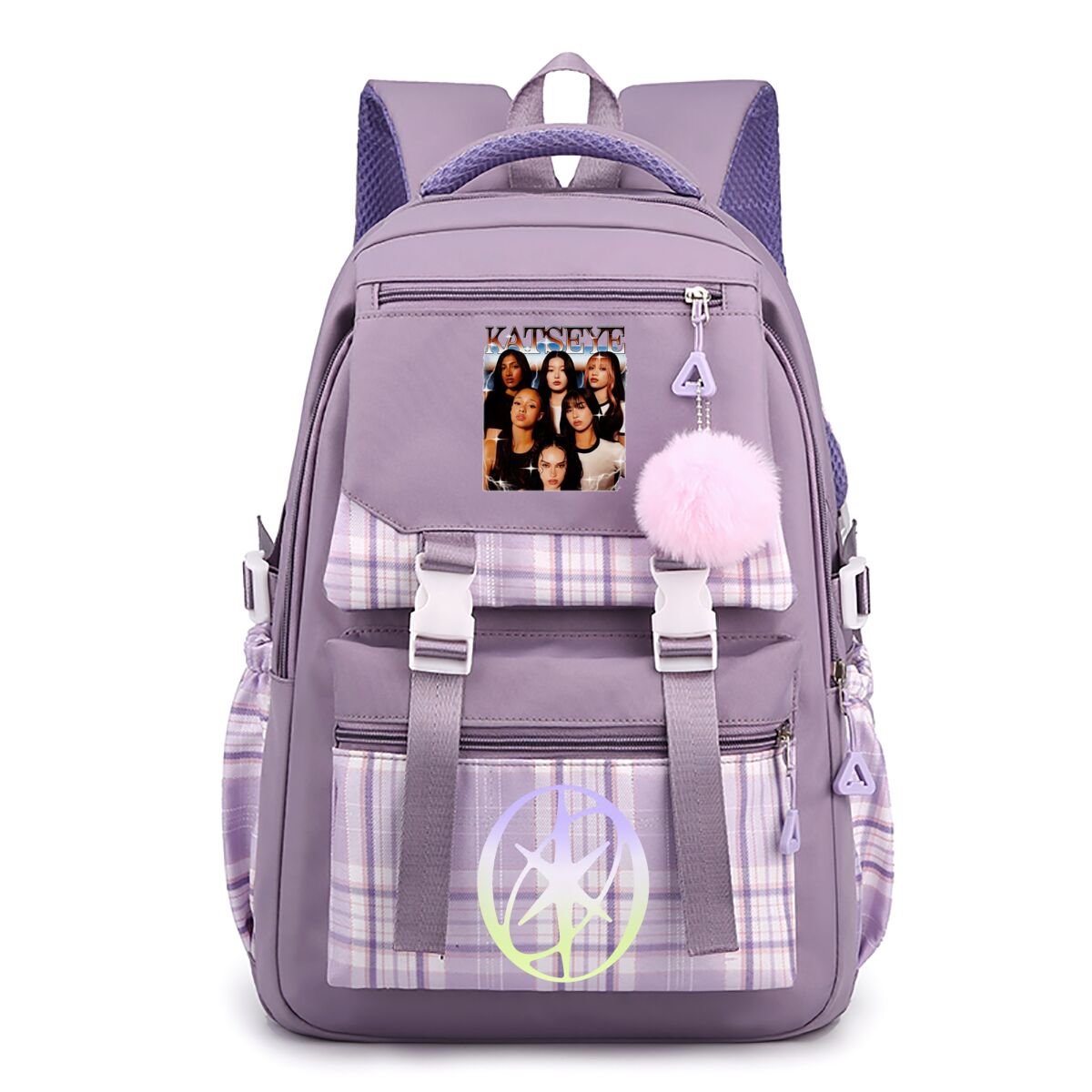 School Backpack Teen - Nuovo zaino Kpop Katseye, zaino multifunzione