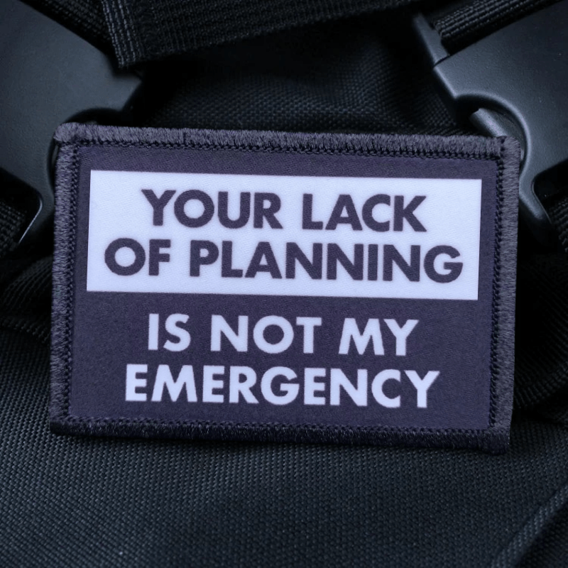 Not My Emergency Funny Patch G - Rucksack Military Style recensione e prezzo