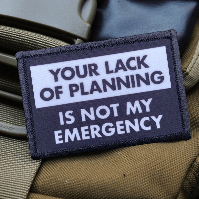 Not My Emergency Funny Patch G - Rucksack Military Style recensione e prezzo