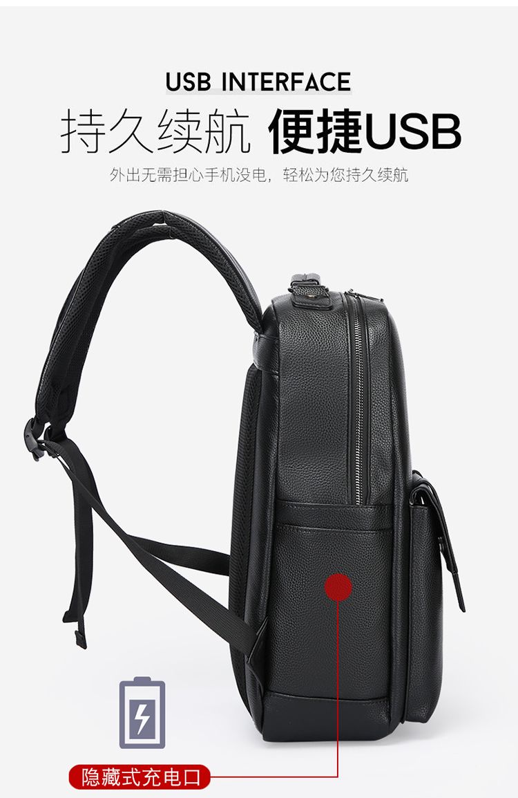 Zaino da uomo in pelle di luss - Laptop Backpack 15.6 recensione e prezzo